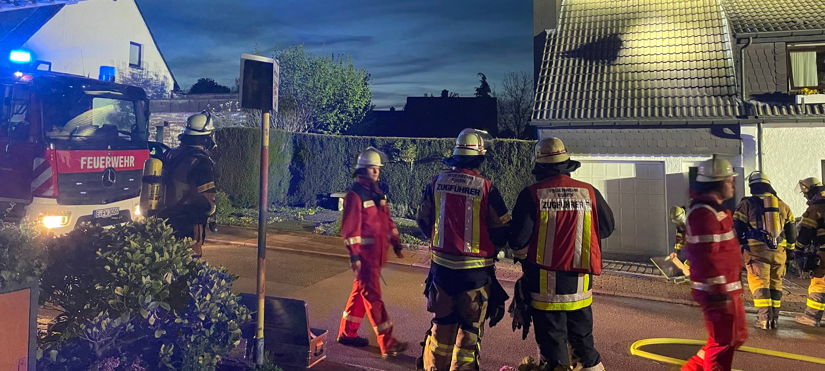 Zwei Brände in Essen beschäftigen Feuerwehr am Wochenende
