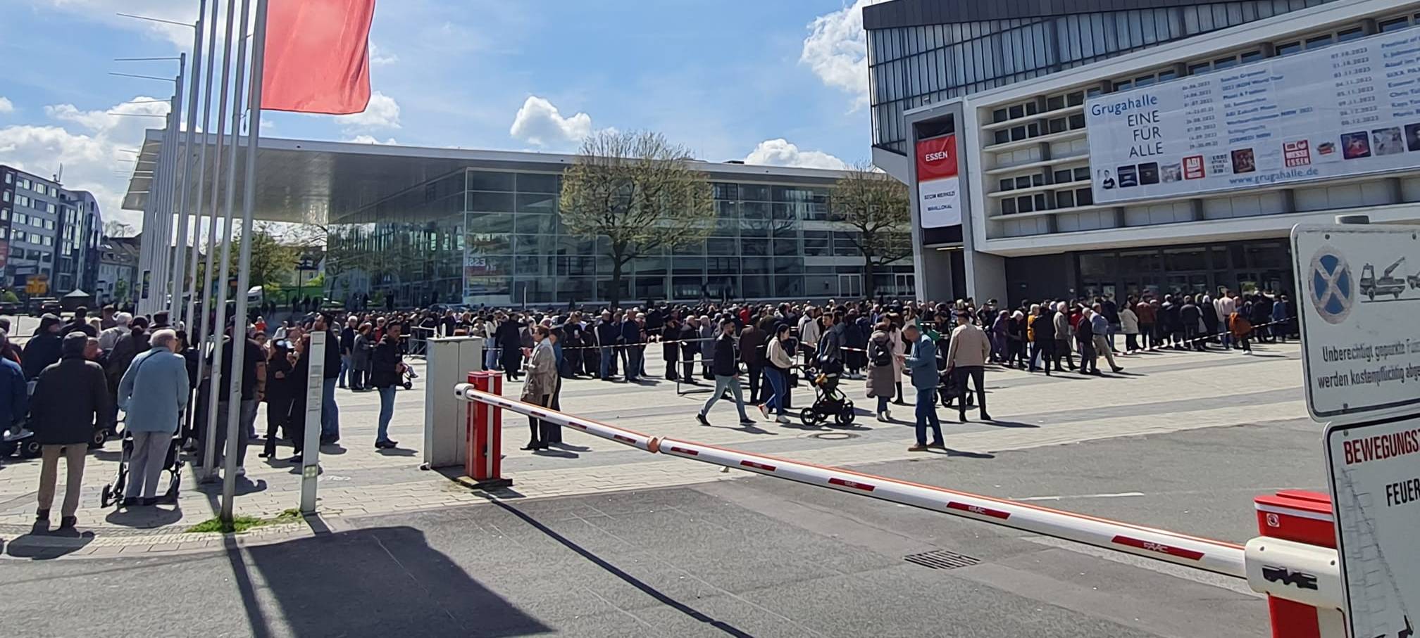 Wahlen in Essen: Stimmen bei Türkeiwahl in der Grugahalle