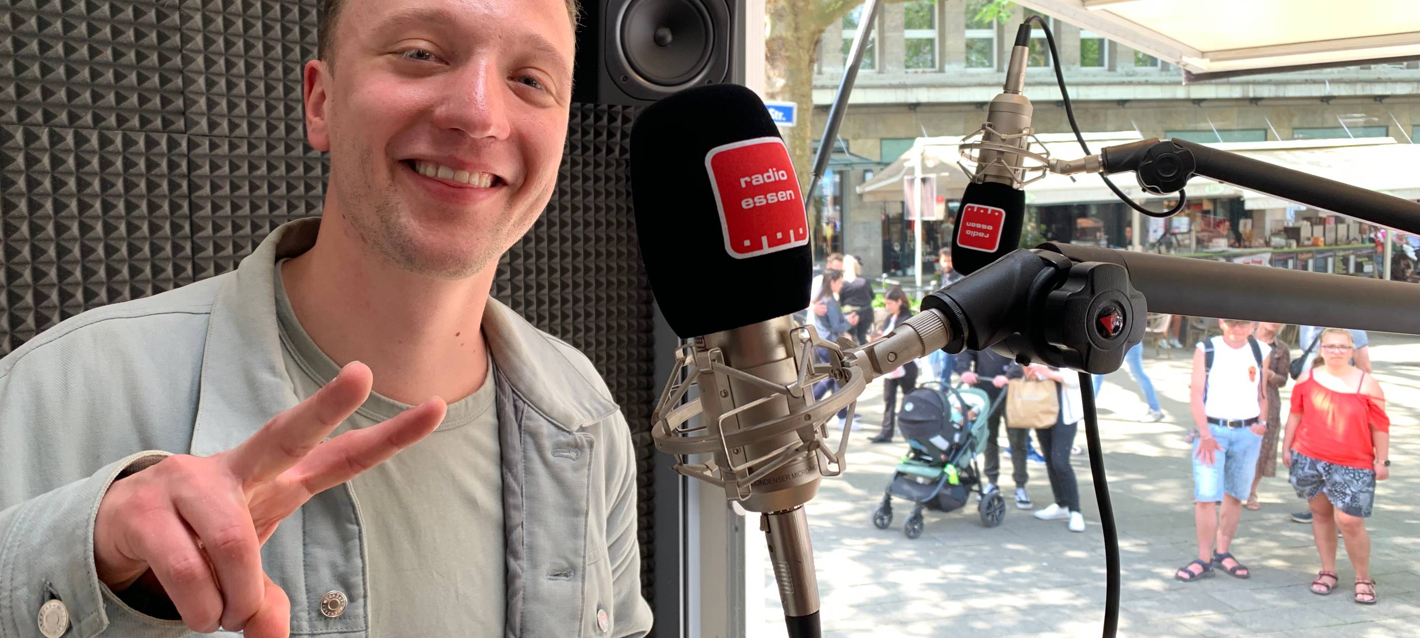 Joris im Radio Essen-Interview bei Essen Original
