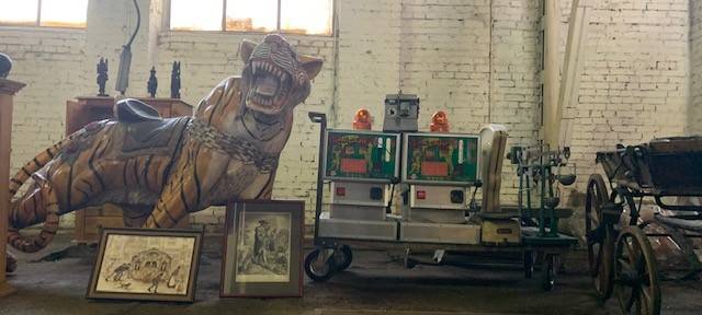 Flohmarkt in Essen im ehemaligen Schaustellermuseum