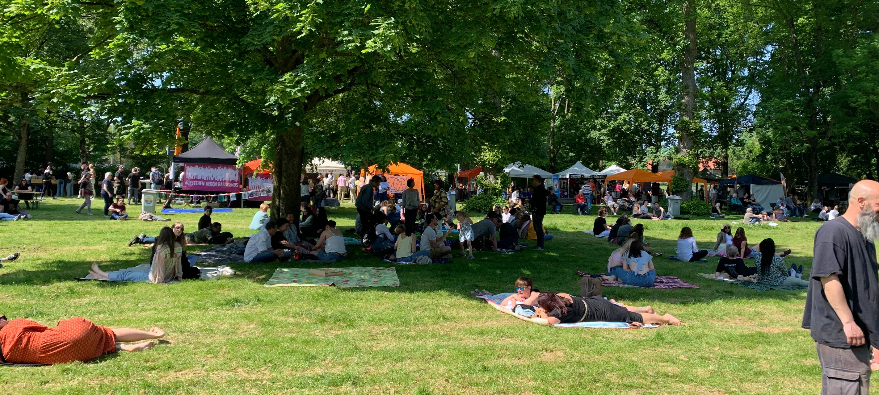 Stimmung in Essen auf dem Pfingst Open Air
