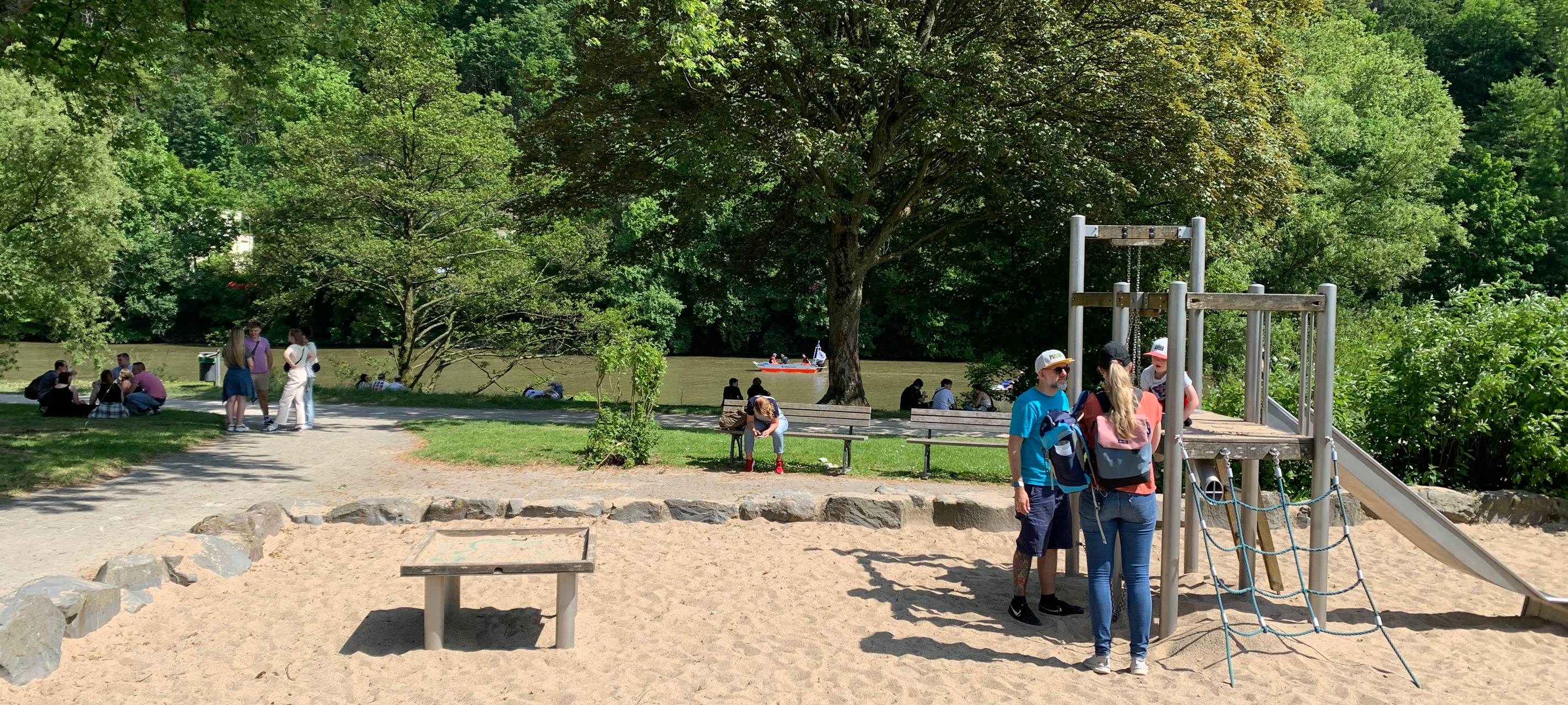 Stimmung in Essen auf dem Pfingst Open Air