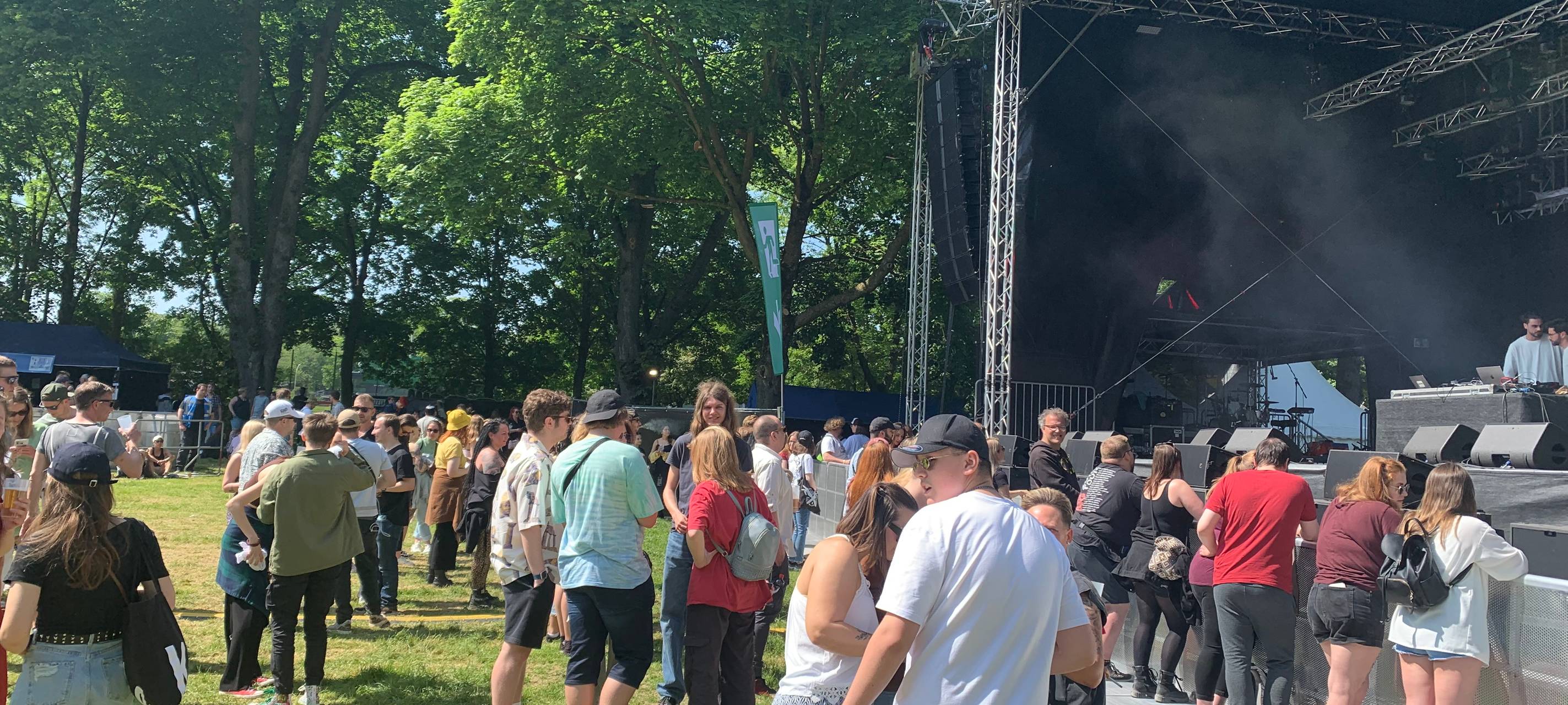 Stimmung in Essen auf dem Pfingst Open Air