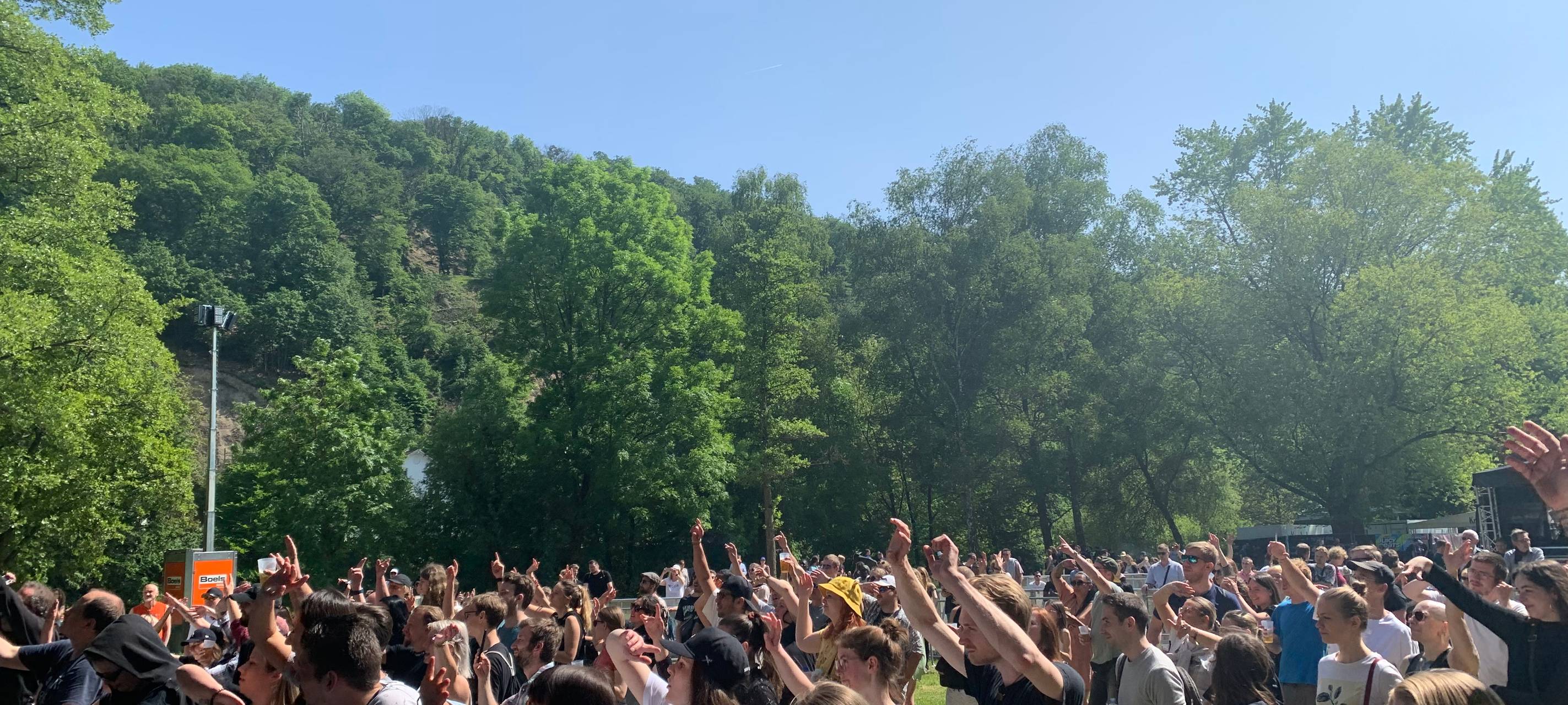 Stimmung in Essen auf dem Pfingst Open Air