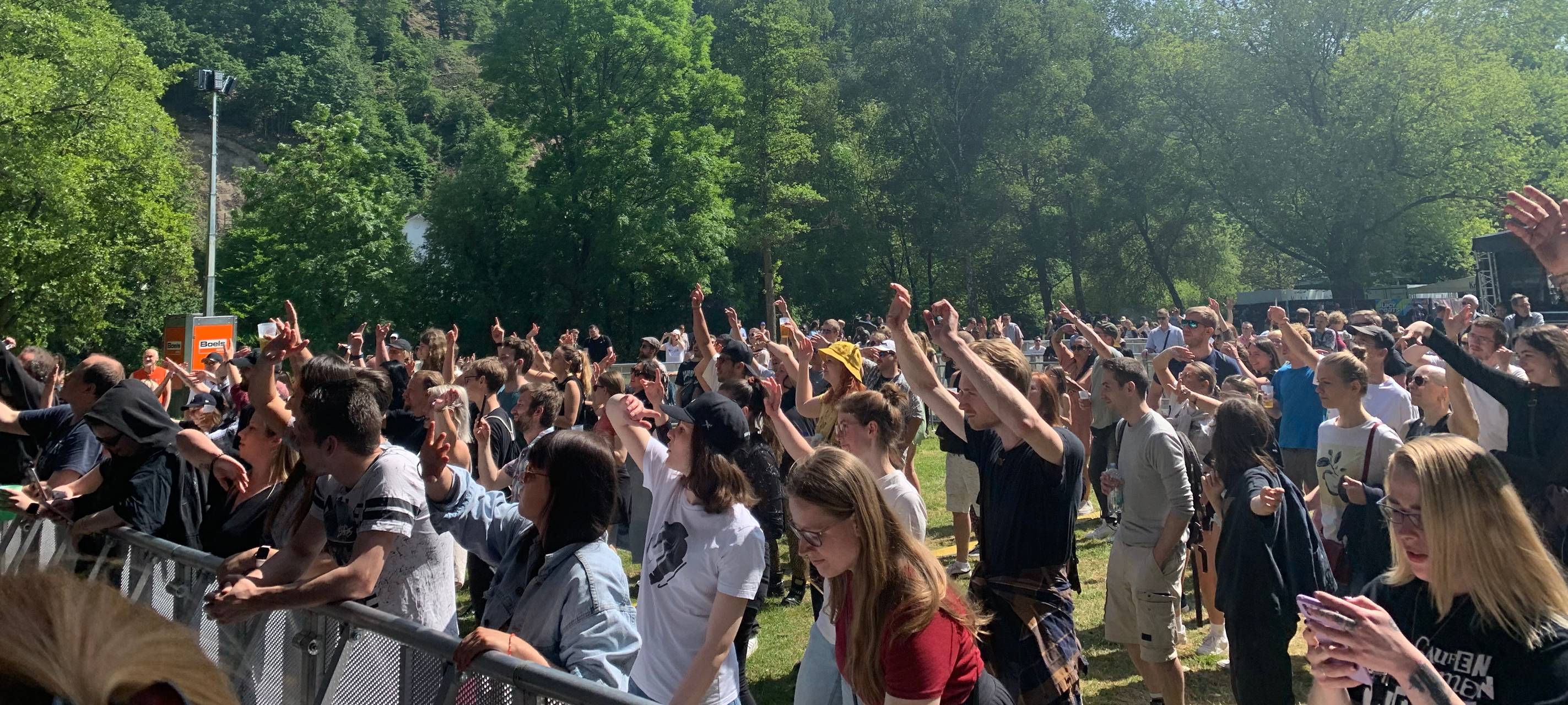 Stimmung in Essen auf dem Pfingst Open Air