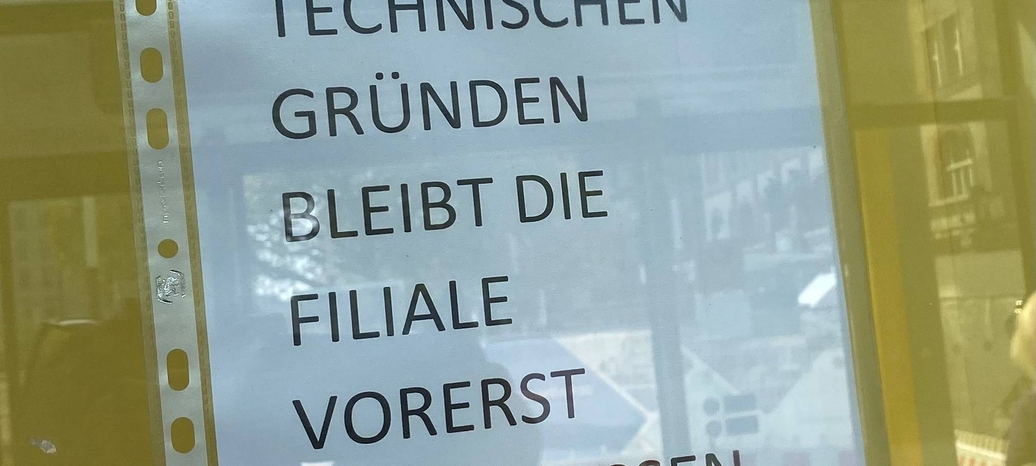 Postbank Essen geschlossen