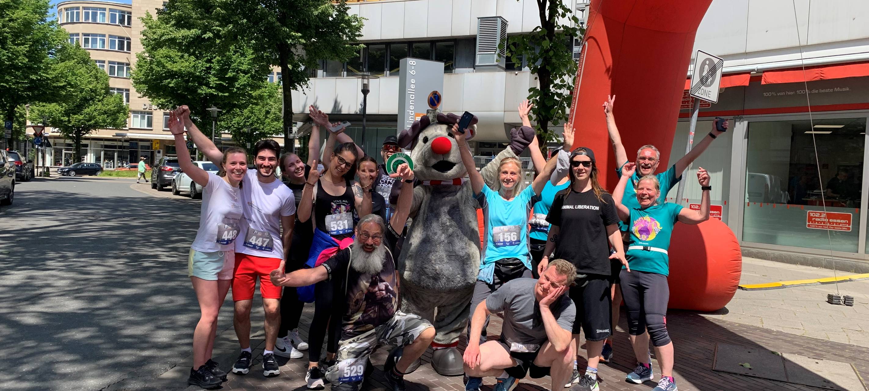 BIG City Trail durch Radio Essen: So war der Lauf durch die Redaktion
