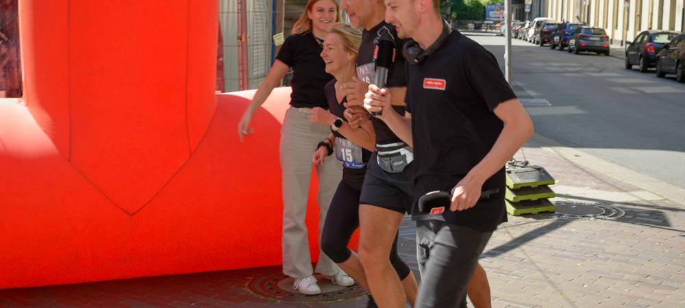 BIG City Trail durch Radio Essen: So war der Lauf durch die Redaktion