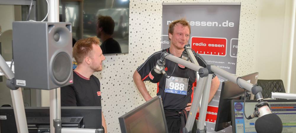 BIG City Trail durch Radio Essen: So war der Lauf durch die Redaktion
