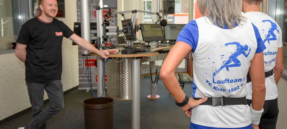 BIG City Trail durch Radio Essen: So war der Lauf durch die Redaktion