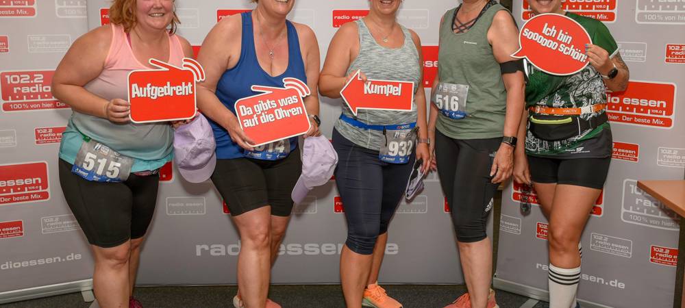 BIG City Trail durch Radio Essen: So war der Lauf durch die Redaktion