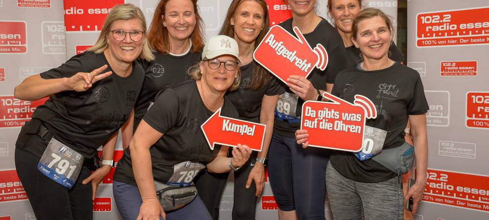 BIG City Trail durch Radio Essen: So war der Lauf durch die Redaktion