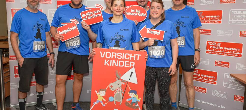 BIG City Trail durch Radio Essen: So war der Lauf durch die Redaktion