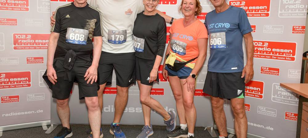 BIG City Trail durch Radio Essen: So war der Lauf durch die Redaktion