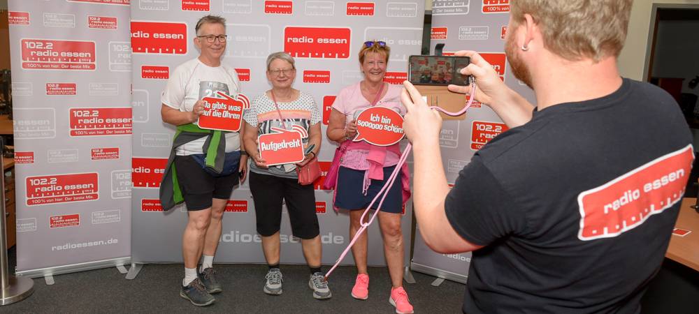 BIG City Trail durch Radio Essen: So war der Lauf durch die Redaktion