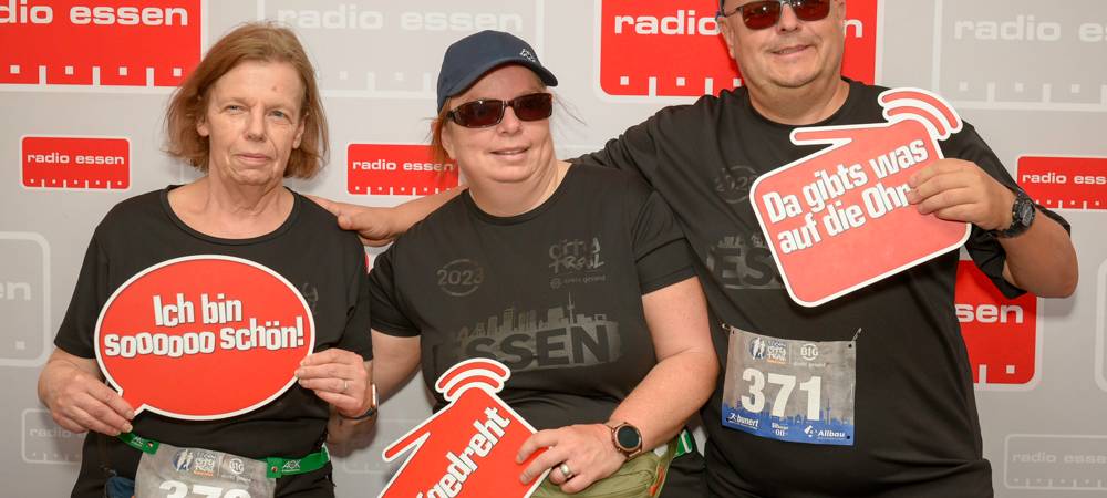 BIG City Trail durch Radio Essen: So war der Lauf durch die Redaktion