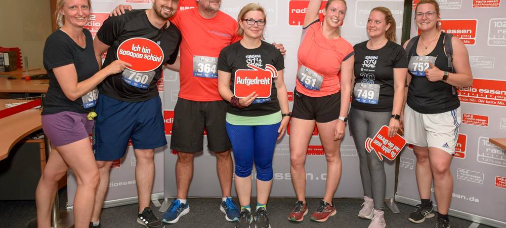 BIG City Trail durch Radio Essen: So war der Lauf durch die Redaktion