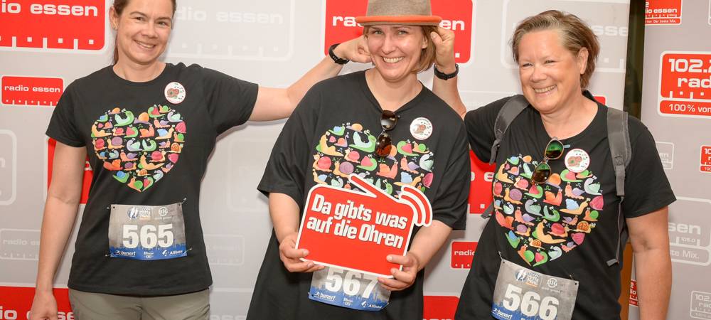 BIG City Trail durch Radio Essen: So war der Lauf durch die Redaktion