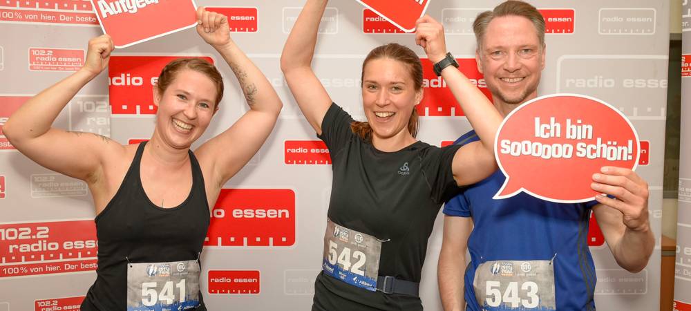 BIG City Trail durch Radio Essen: So war der Lauf durch die Redaktion