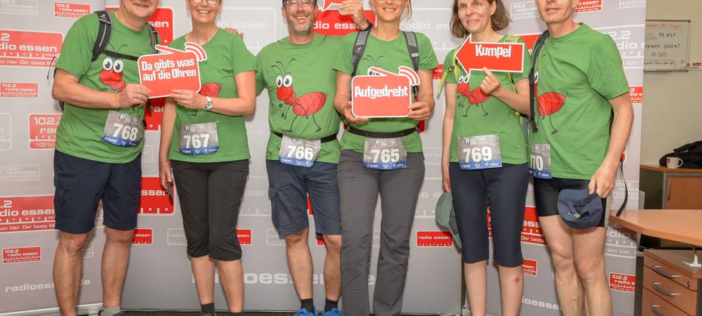 BIG City Trail durch Radio Essen: So war der Lauf durch die Redaktion