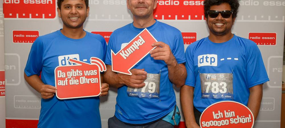 BIG City Trail durch Radio Essen: So war der Lauf durch die Redaktion