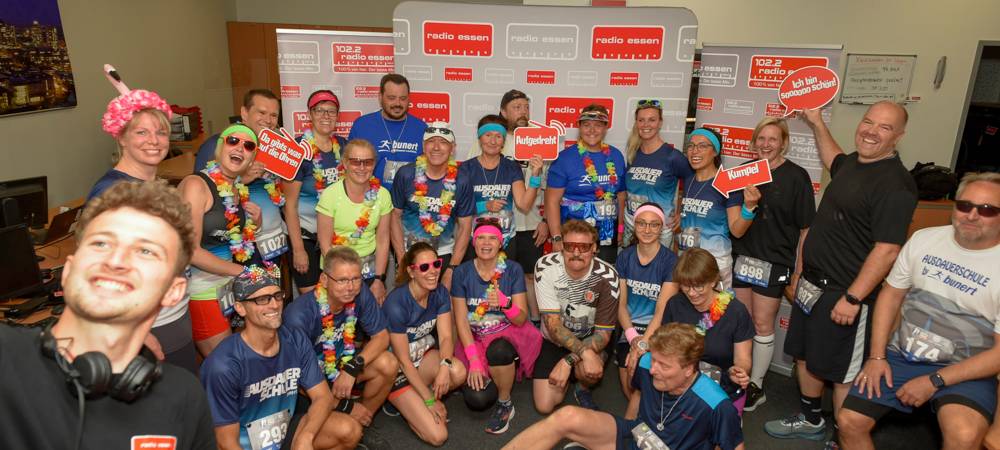 BIG City Trail durch Radio Essen: So war der Lauf durch die Redaktion