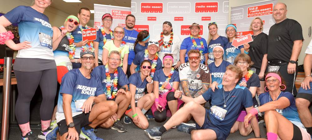 BIG City Trail durch Radio Essen: So war der Lauf durch die Redaktion