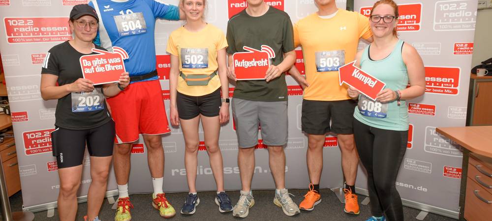 BIG City Trail durch Radio Essen: So war der Lauf durch die Redaktion
