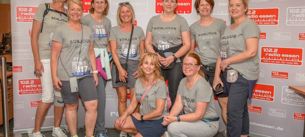 BIG City Trail durch Radio Essen: So war der Lauf durch die Redaktion