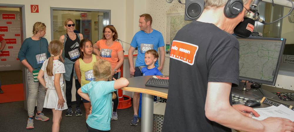 BIG City Trail durch Radio Essen: So war der Lauf durch die Redaktion