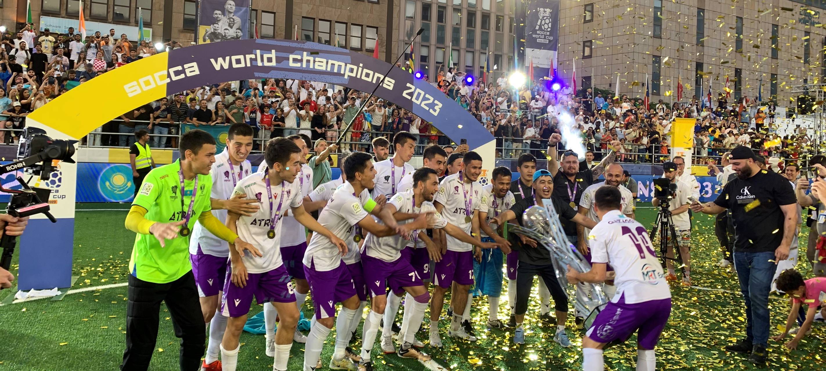 Kleinfeldfußball-WM in Essen: Viele Fans und ein glücklicher Sieger