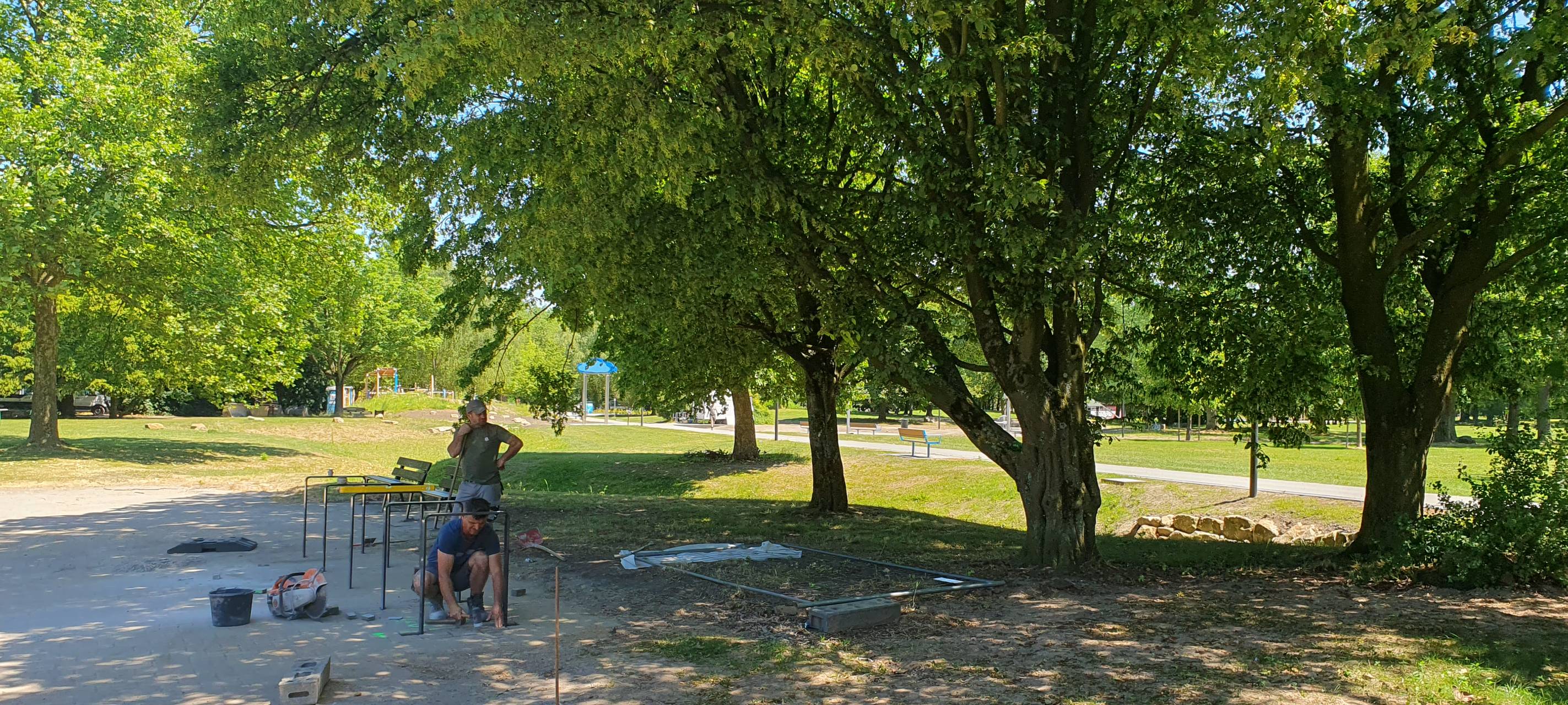 Eröffnung im Revierpark Nienhausen in Essen mit Parkfest