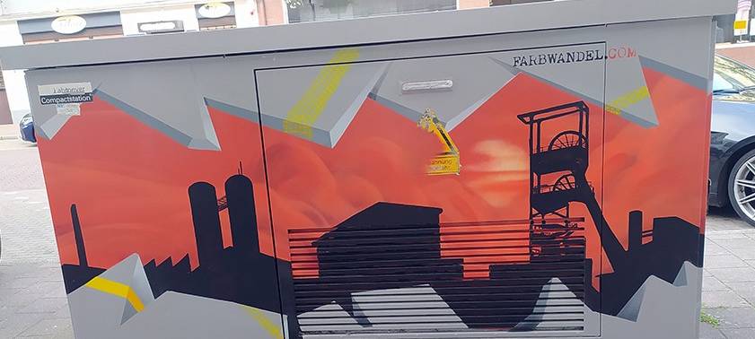 Stromkasten in Altenessen.