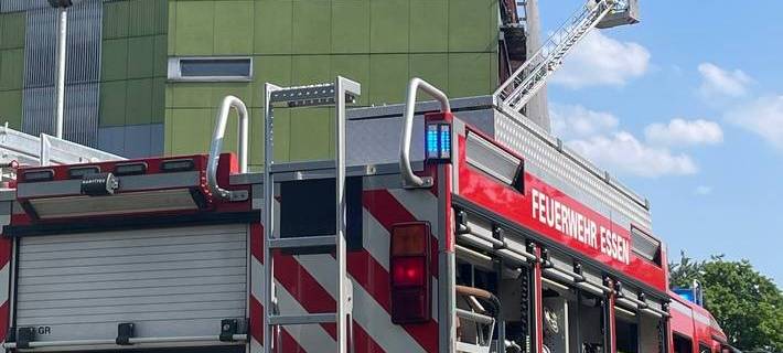 Großbrand in Essen in Klinik