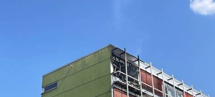 Großbrand in Essen in Klinik