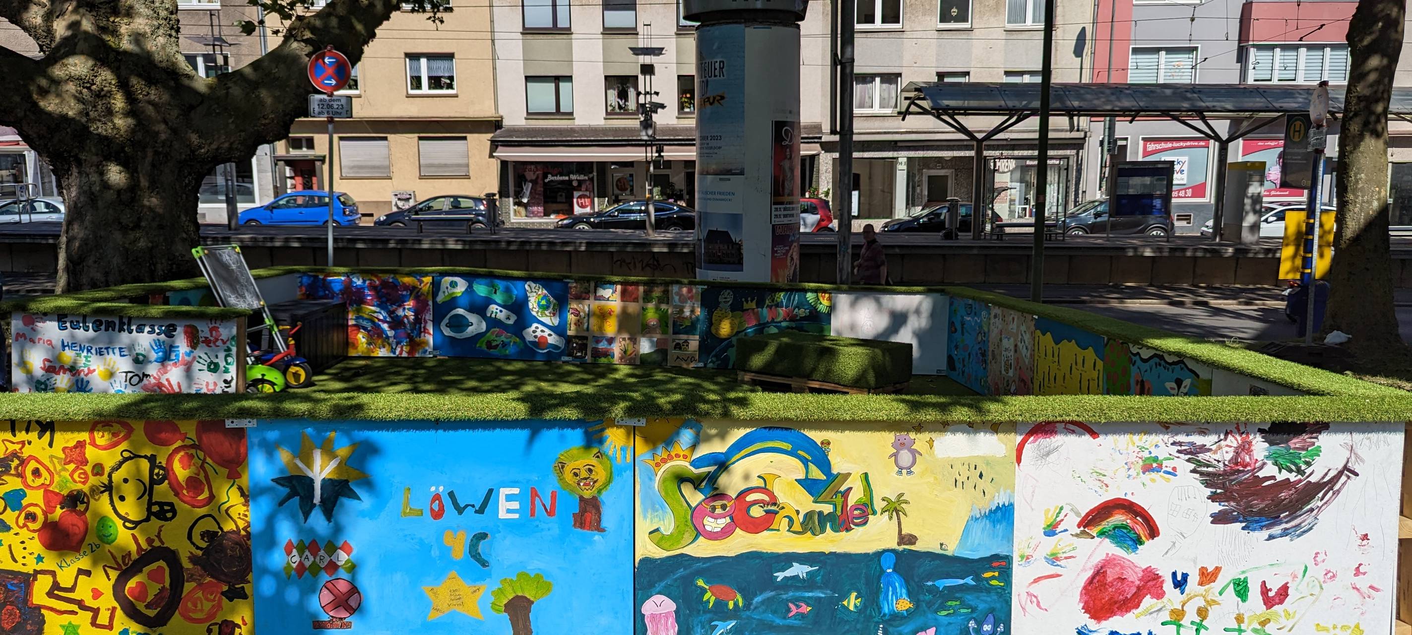 Öffentlicher Platz in Essen umgestaltet