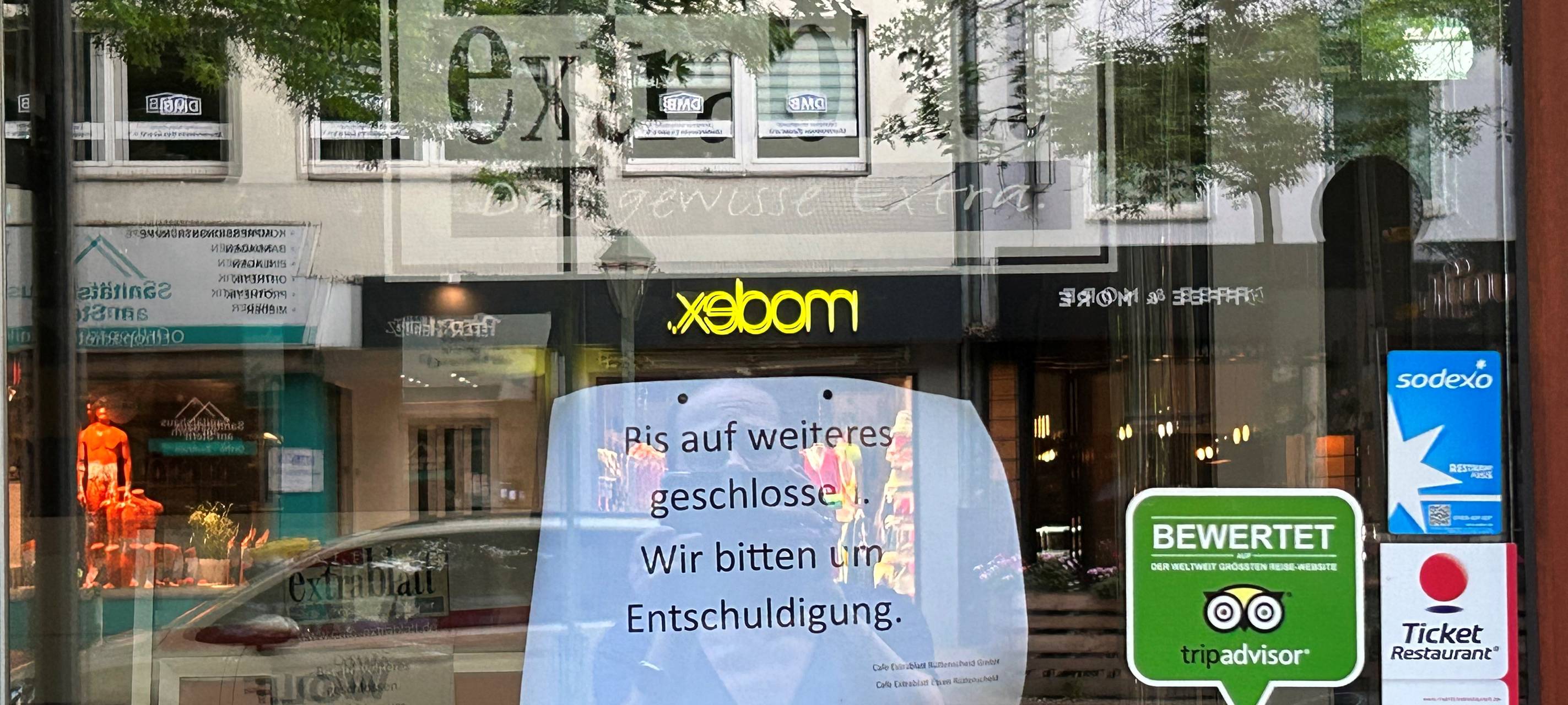 Extrablatt in Essen kurzfristig geschlossen