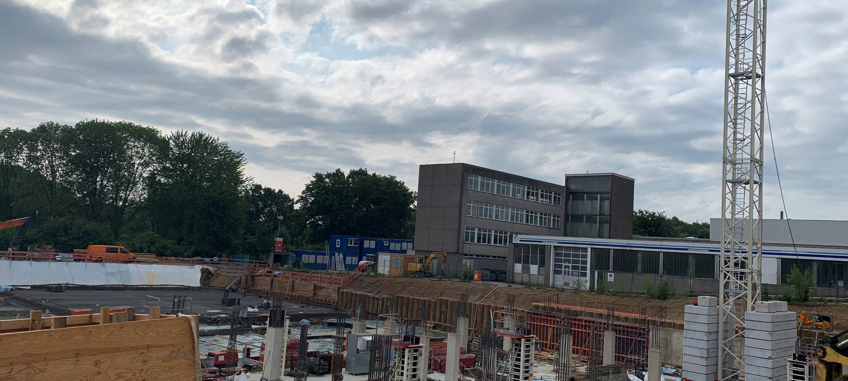 Bombenentschärfung Essen-Nordviertel Baustelle