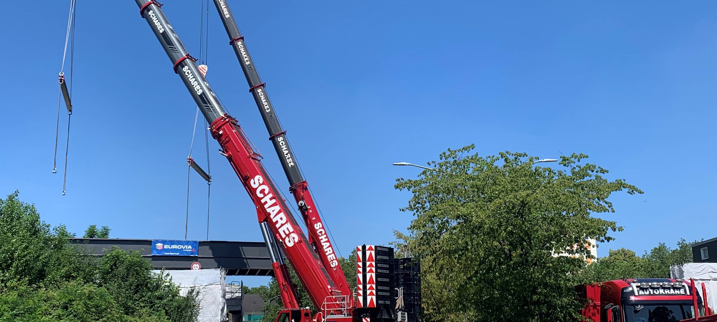 Essen: Spektakuläre Arbeiten für Radweg sorgen für Straßensperrung