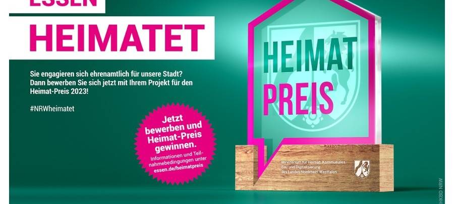 Heimatpreis in Essen: Bewerbungsphase gestartet