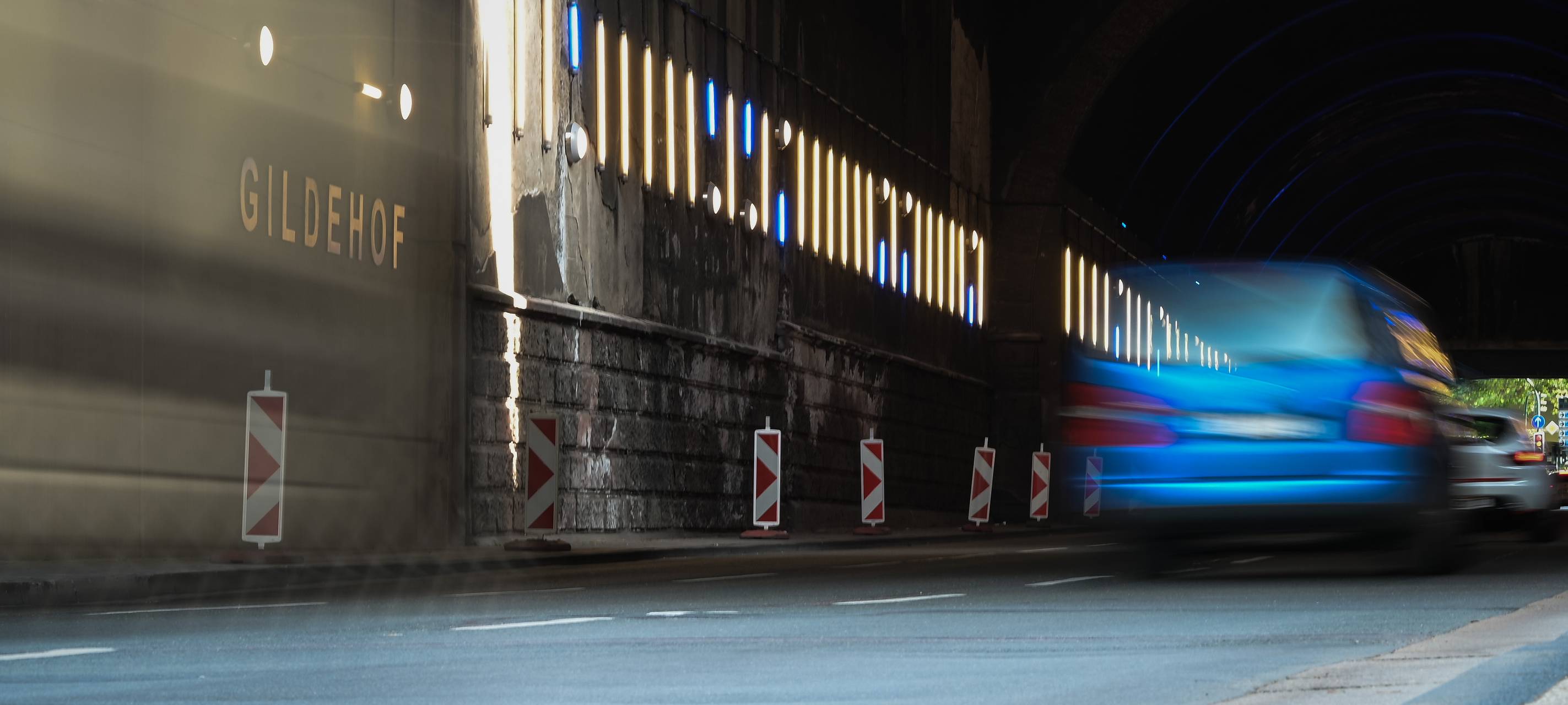Beleuchtung im Gildehoftunnel ist fertig.