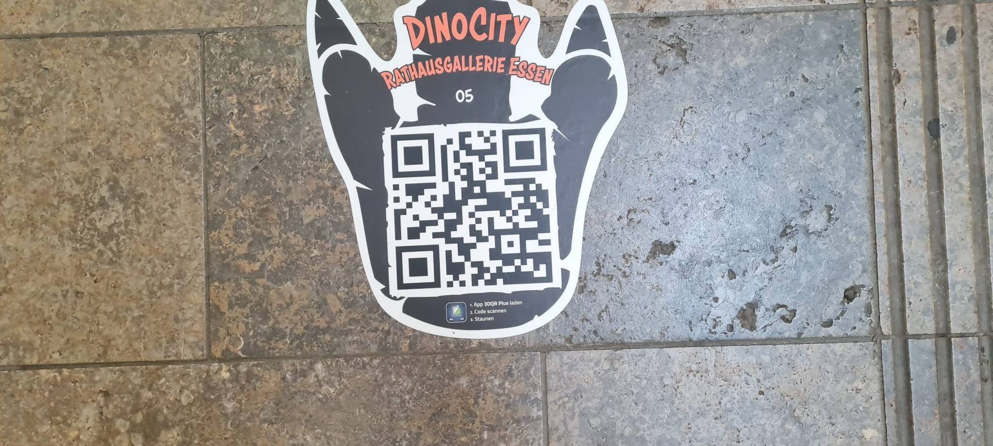 Dinosaurier-Spuren in Essen: Neue Attraktion in der Innenstadt