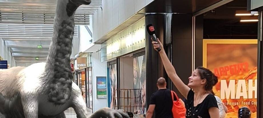 Dinosaurier-Spuren in Essen: Neue Attraktion in der Innenstadt