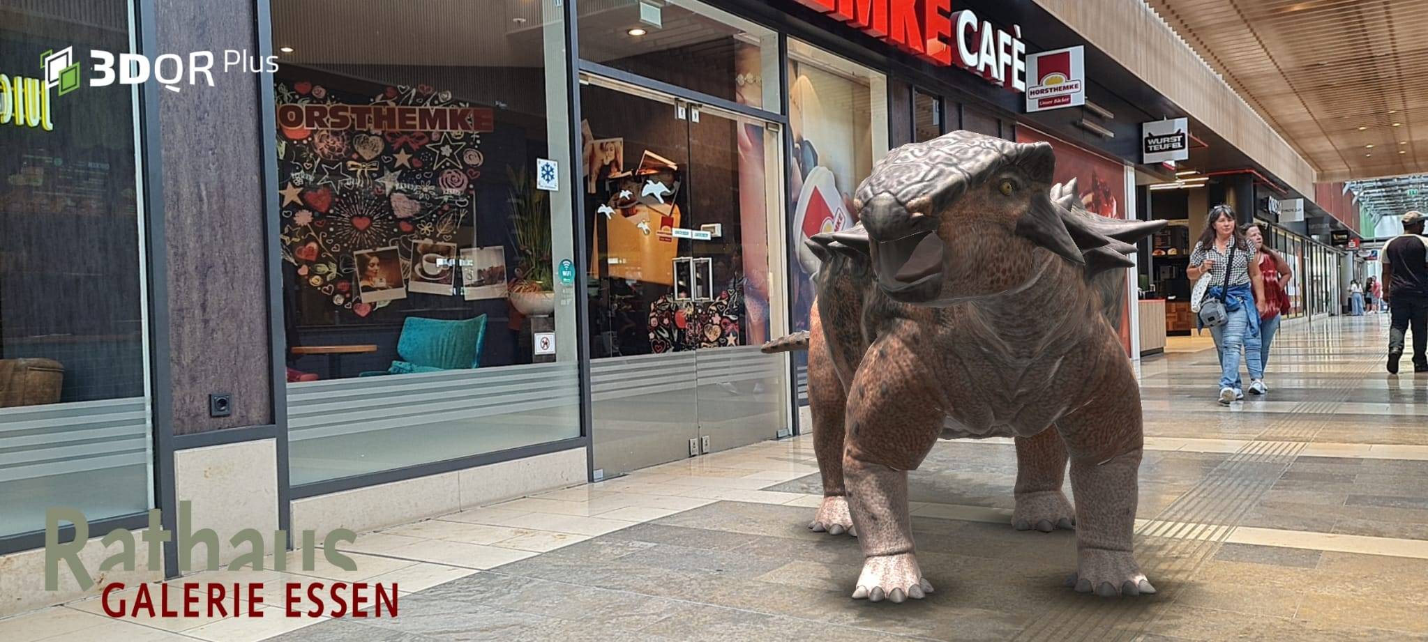 Dinosaurier-Spuren in Essen: Neue Attraktion in der Innenstadt
