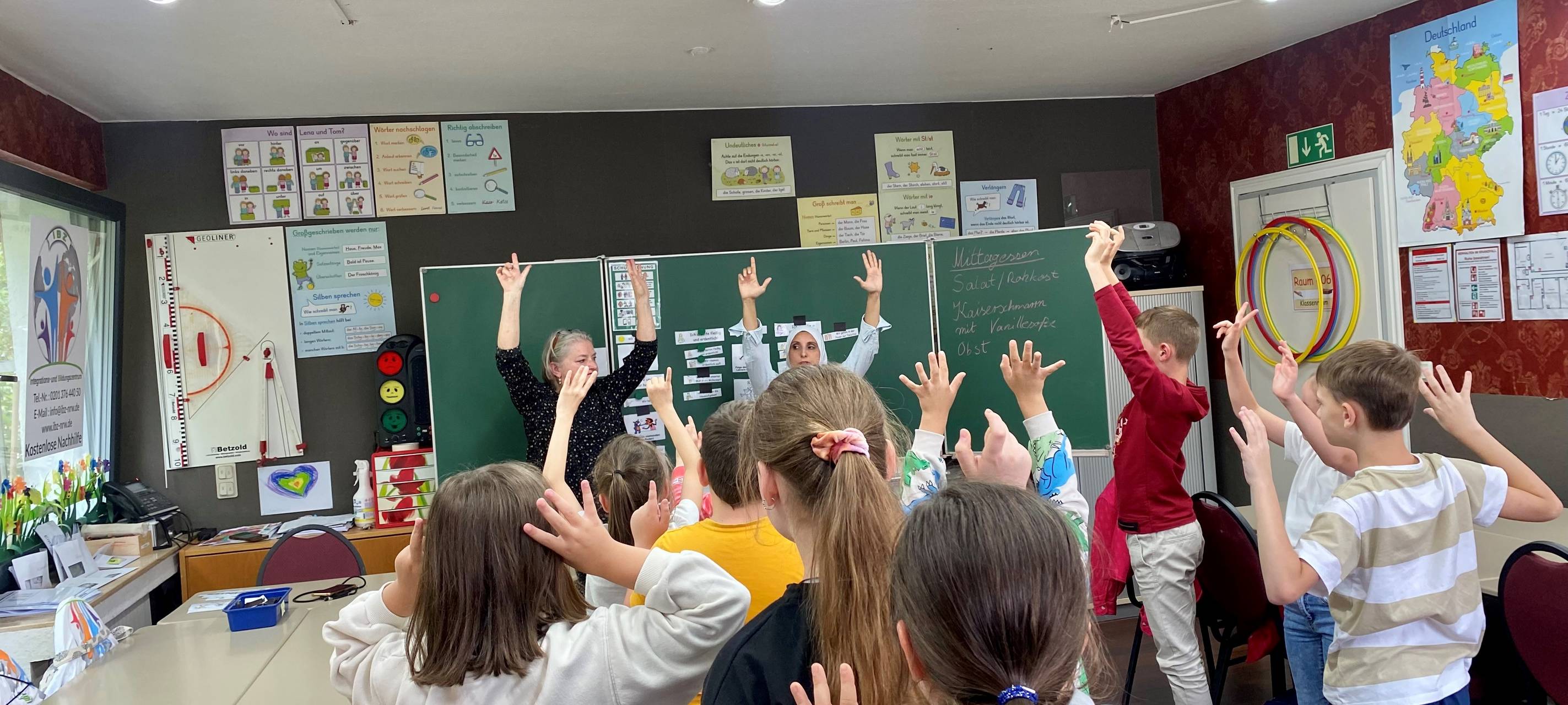 Deutsch lernen in Essen: Spielerischer Unterricht für Flüchtlingskinder