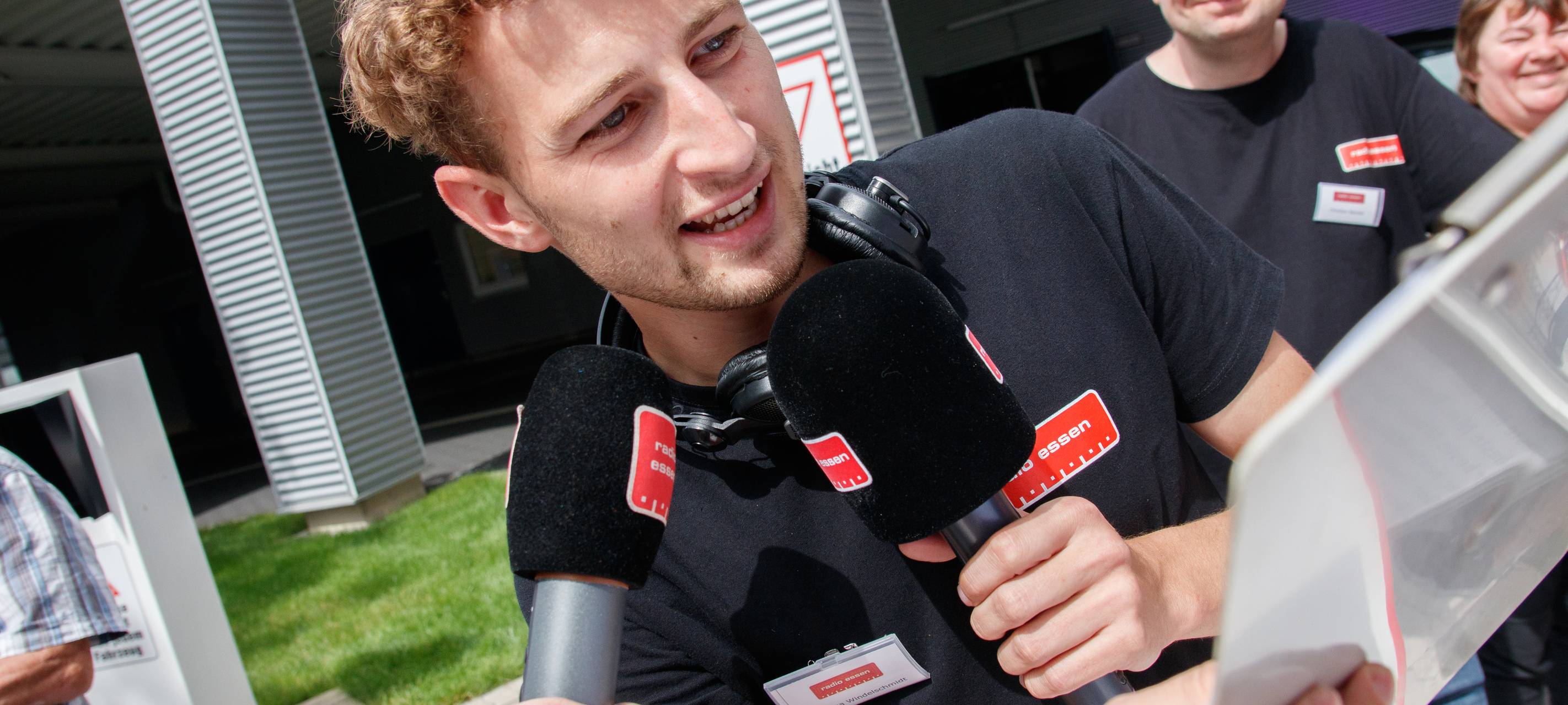 So war der Radio Essen-Verkehrsmeldertag