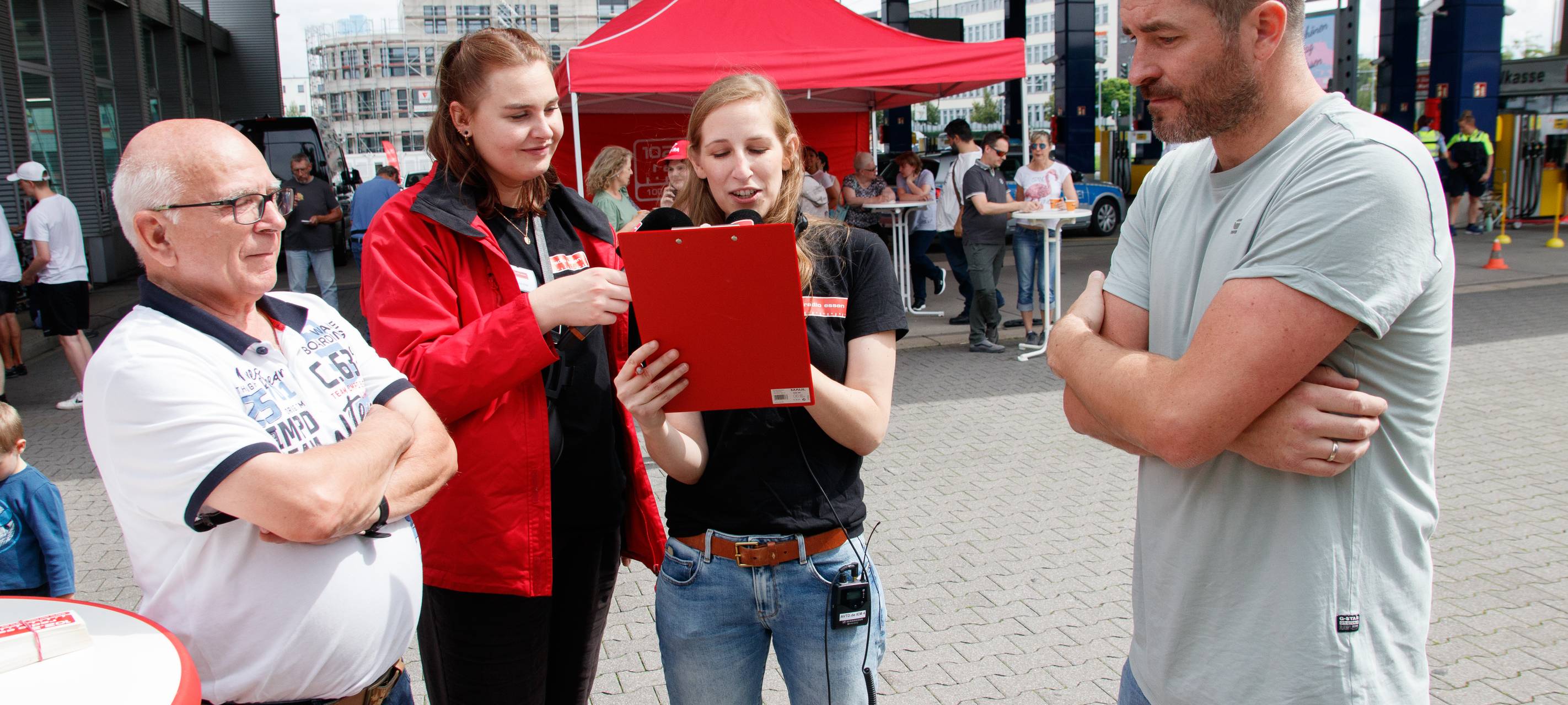 So war der Radio Essen-Verkehrsmeldertag