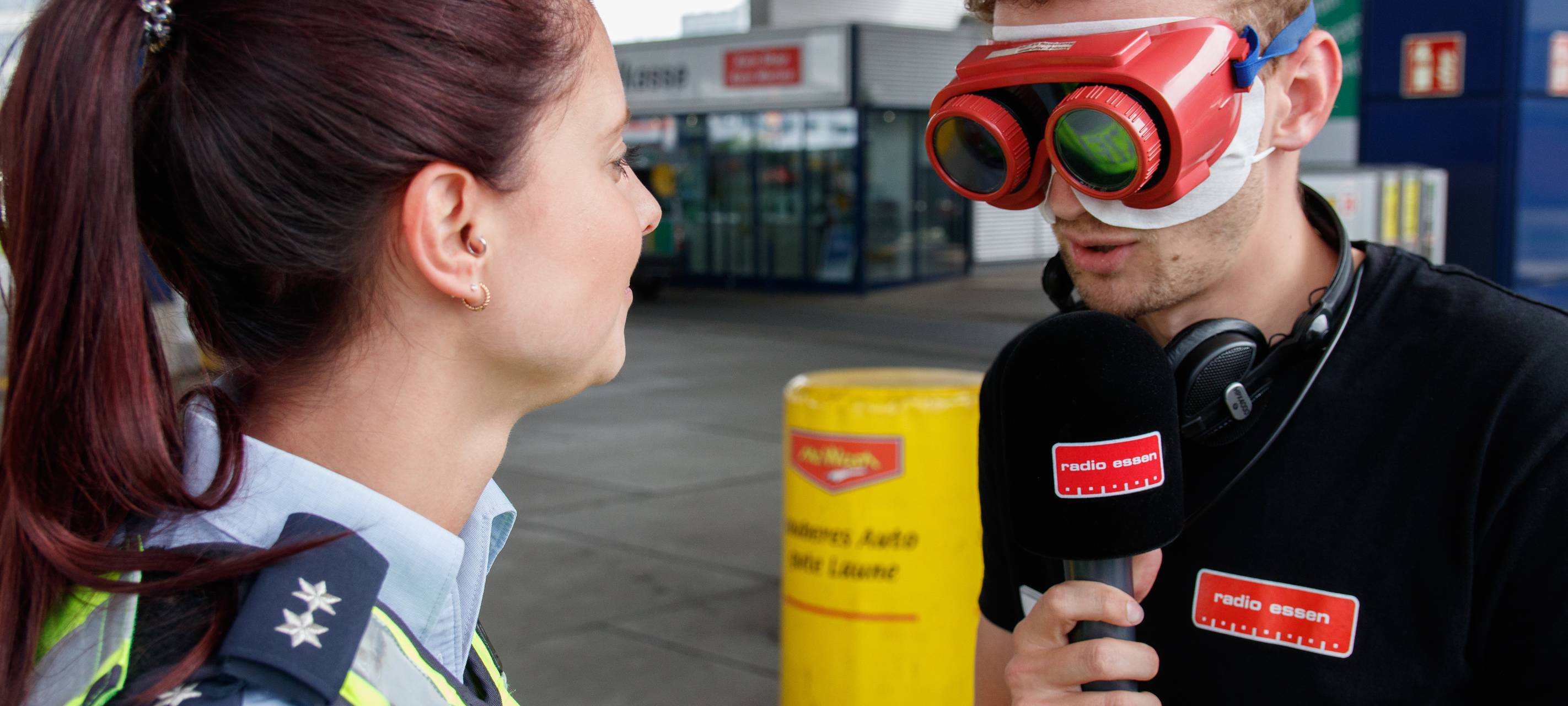 So war der Radio Essen-Verkehrsmeldertag