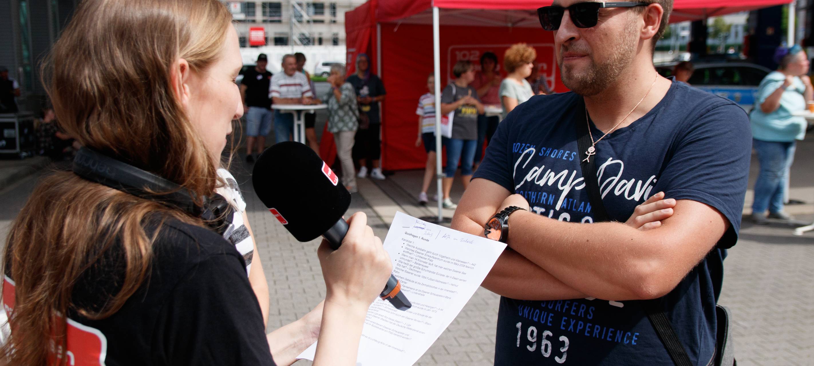 So war der Radio Essen-Verkehrsmeldertag