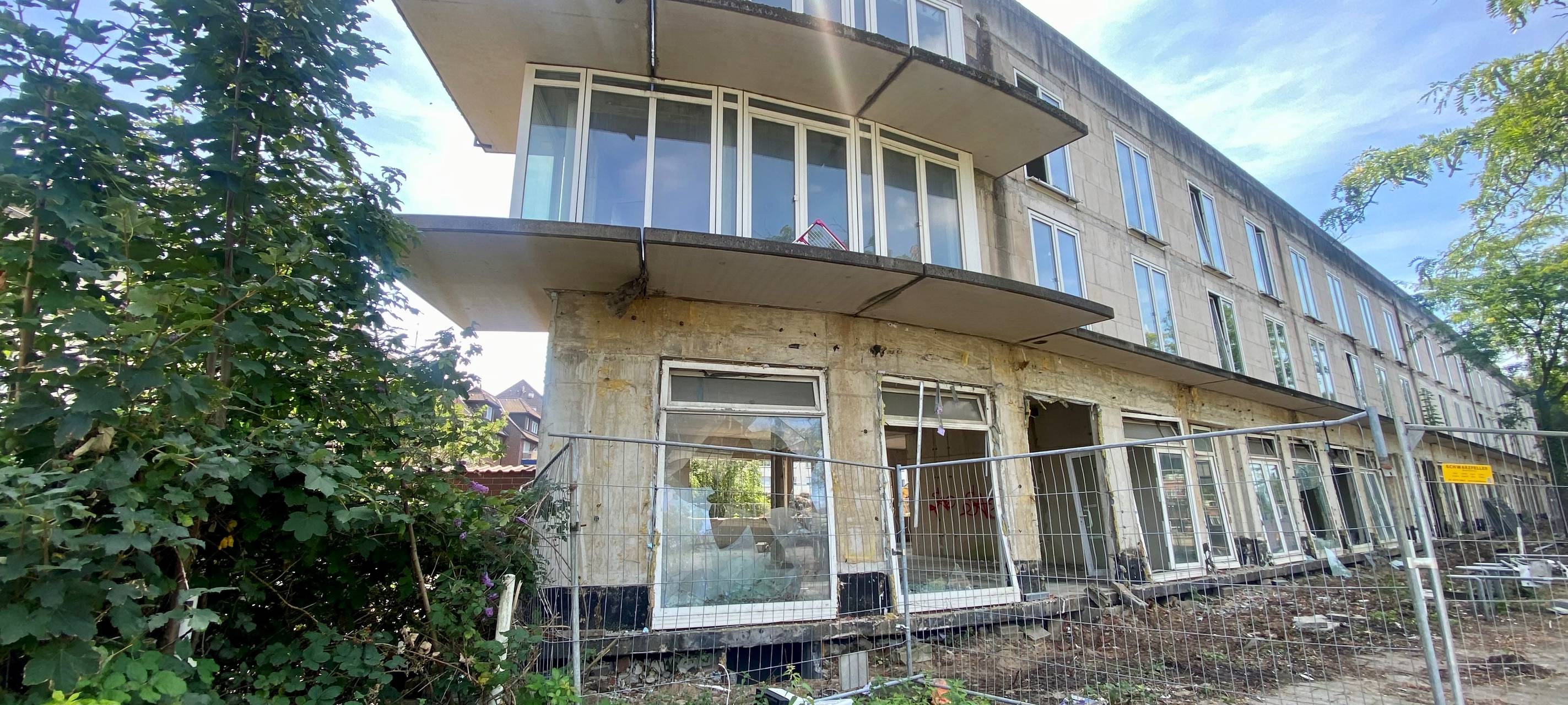 Bauruine in Essen fast fertig abgerissen